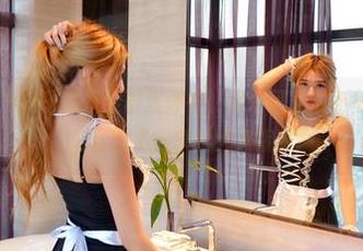 PANS写真 - 柚子这次穿着连体衣，像个可爱的小黄瓜，这套图怎么能不分享给大家呢？