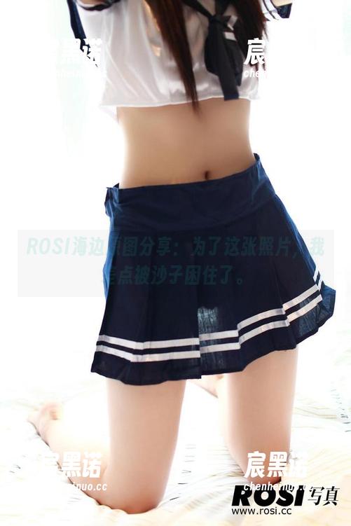 ROSI写真 ROSI海边原图分享:为了这张照片,我差点被沙子困住了。